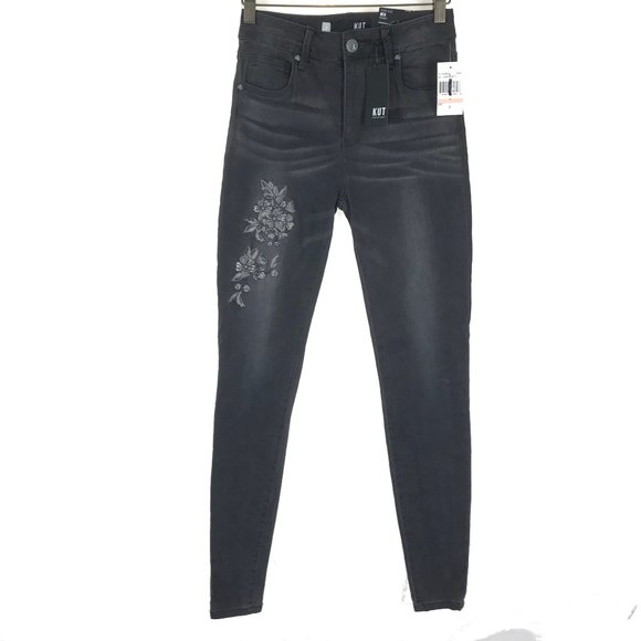 NWT KUT from the Kloth Mia High Rise Skinny Jeans - Picture 1 of 4